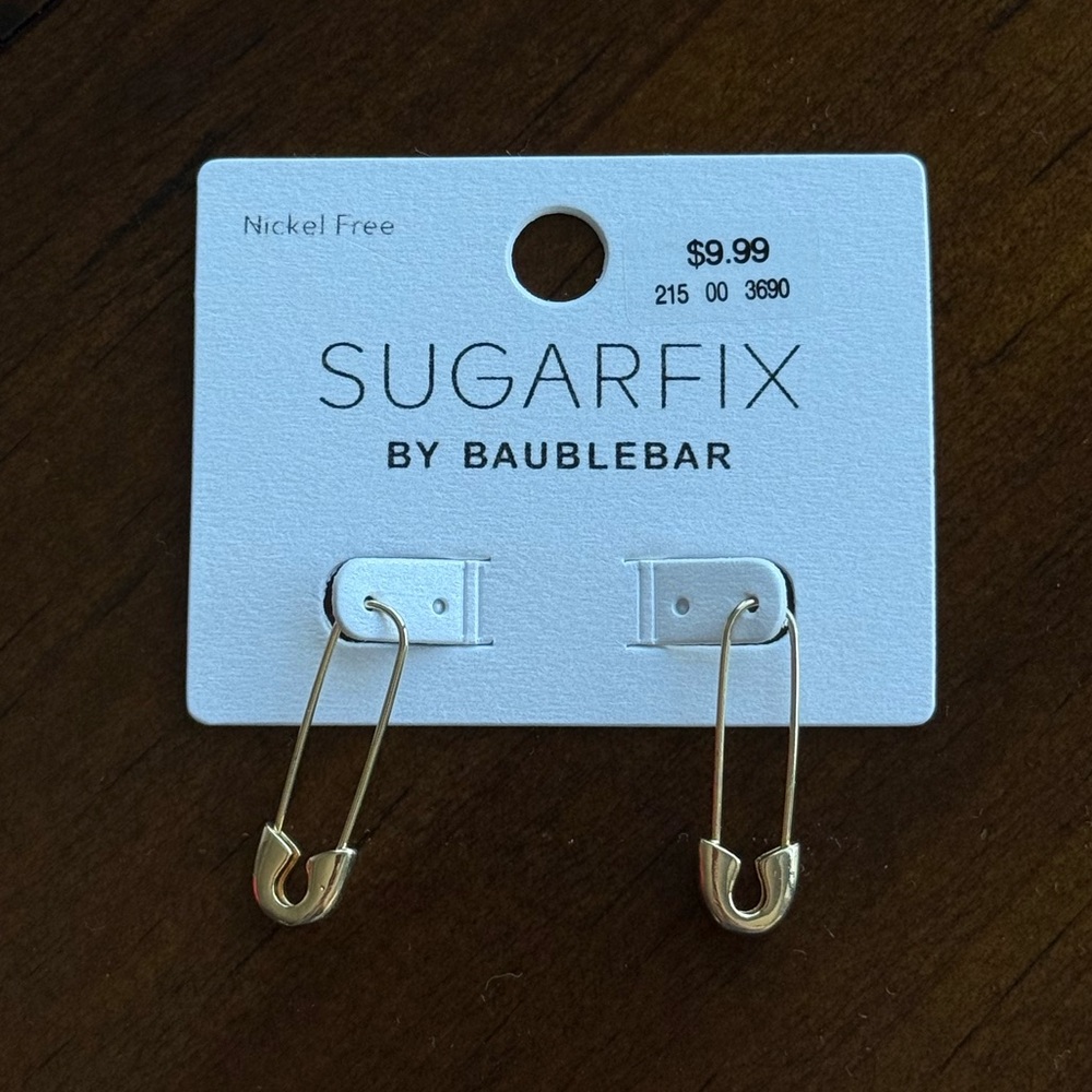 Safety Pin Earrings - Sugarfix by BaubleBar